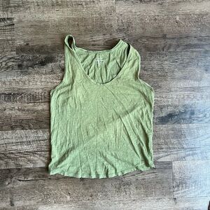 J. Crew Light Green Women's Tank Top